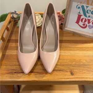 Mix No. 6 new heels. Really neat lucite heel.